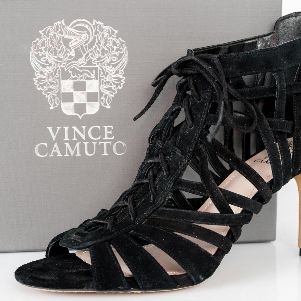 NWT/NIB Vince Camuto  suede heels - sz 10